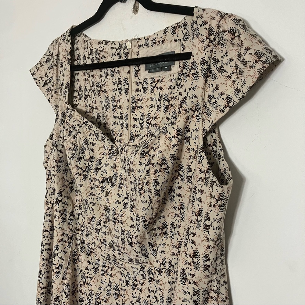 Anthropologie The Cecily Fit & Flare Sweetheart Dress 1X NWOT - Picture 5 of 8